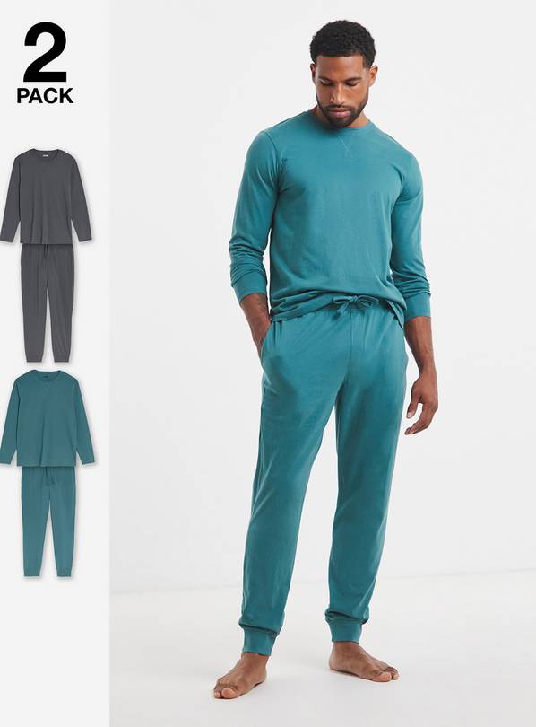 JACAMO 2 Pack Long Sleeve Pyjama Set L